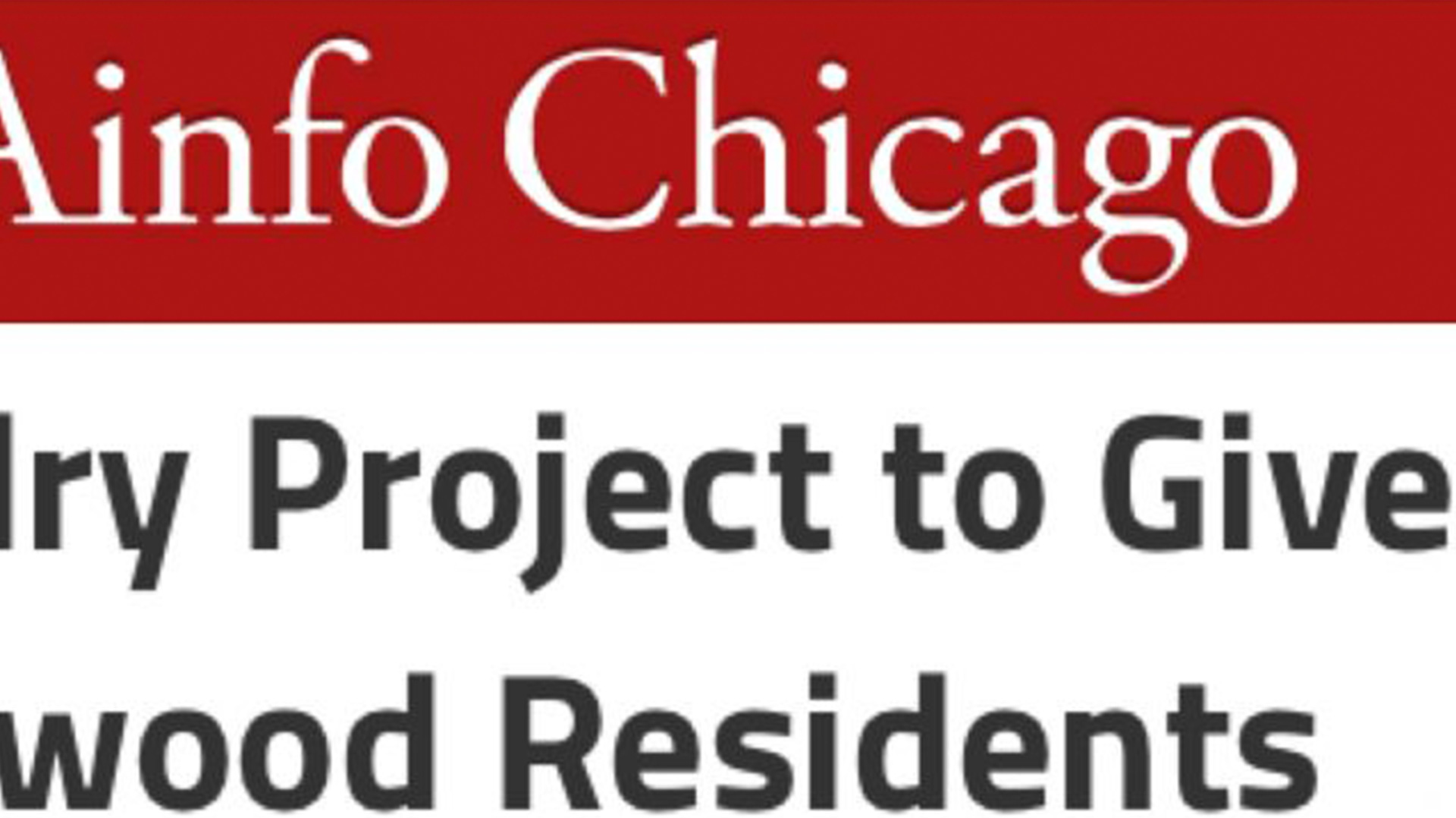 DNAinfo Chicago – Laundry Project