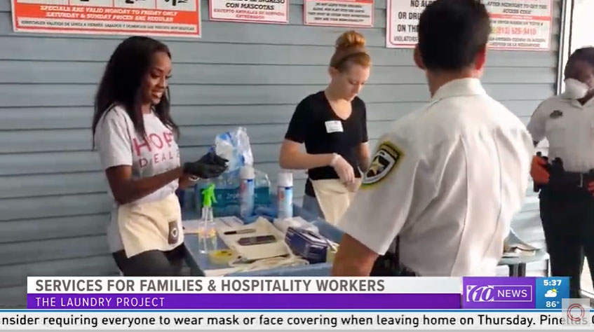 WTSP Channel 10 – HCSO x Laundry Project COVID-19 Relief Story
