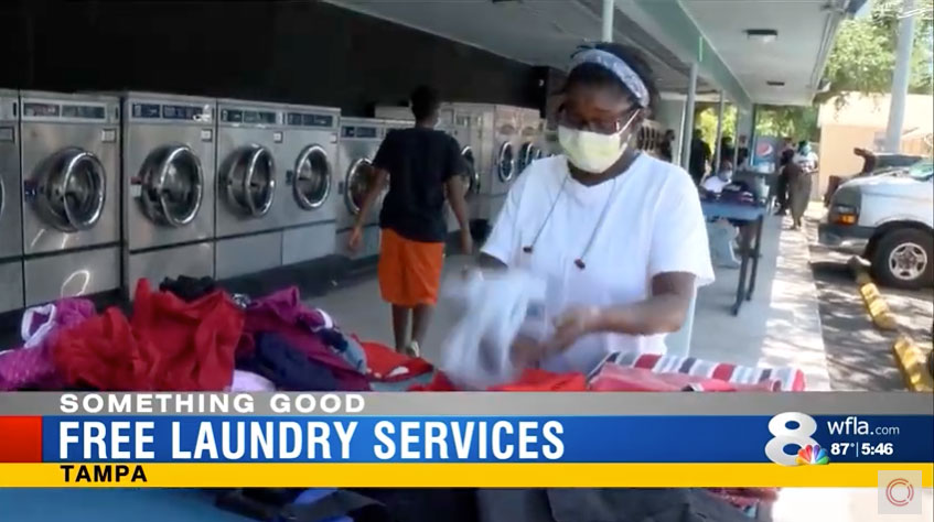 WFLA News Channel 8 – Laundry Project COVID-19 Relief Update Story
