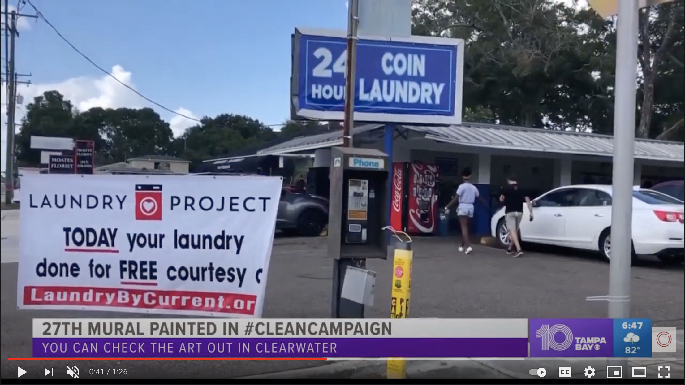 10 News Tampa Bay – Laundry Project x CLEAN Mural Story