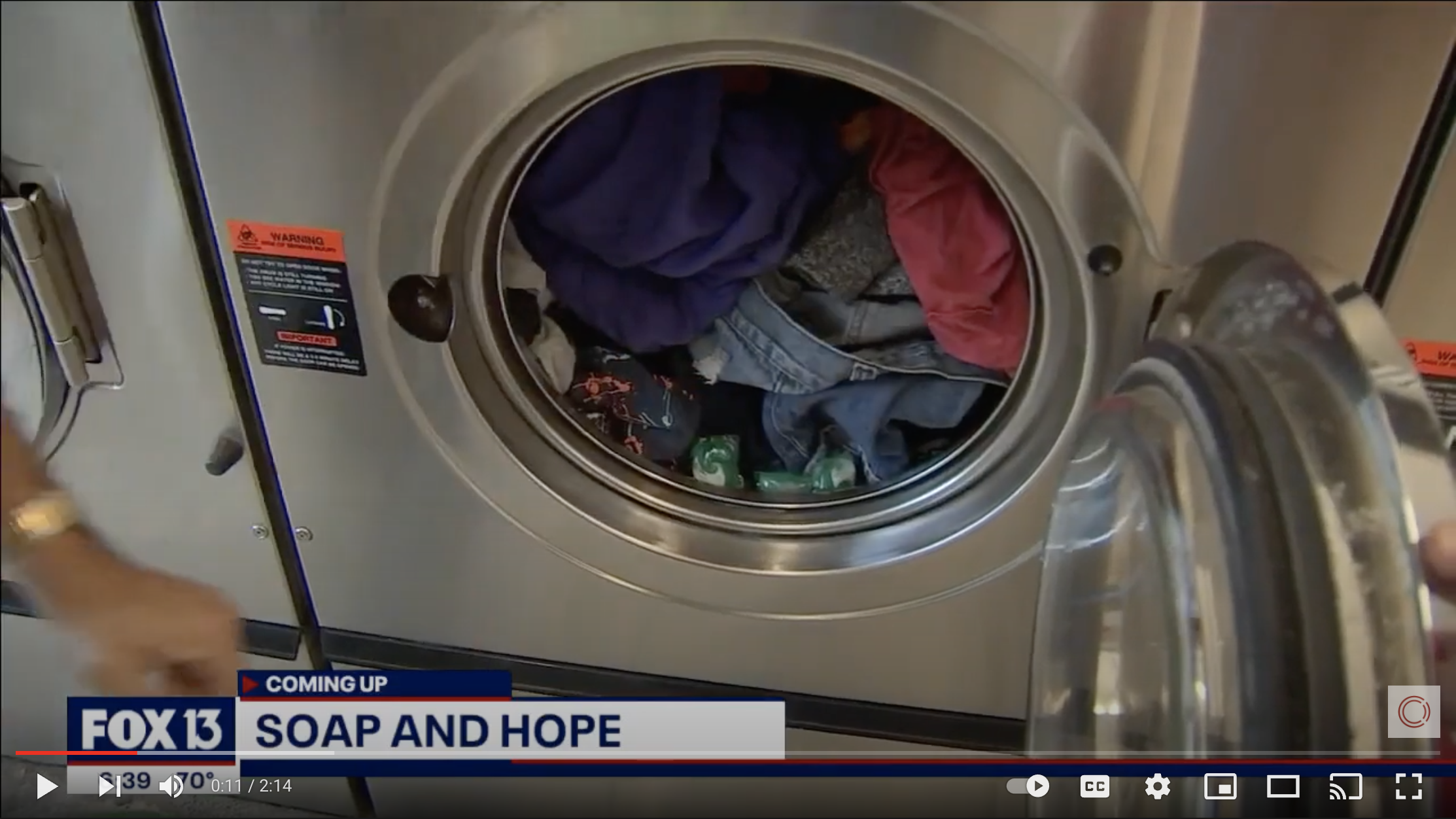 Fox 13 Tampa Bay – Laundry Project x SPPD Story 2